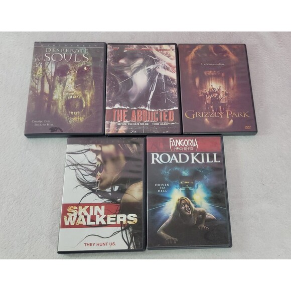 5 Movie Horror Indie DVD Lot Skin Walkers, Desperate Souls, Grizzly Park & More - Picture 1 of 12